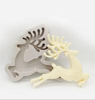 Силиконовая форма (молд) новогодняя Олень