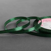 Лента атласная №49 6мм тёмно-зелёный (1)