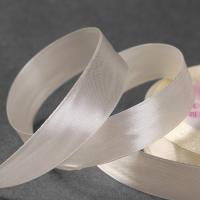 Лента атласная 20мм №02 цвет сливочный (2)