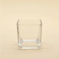 Стакан куб прозрачное стекло 70 мл (2)