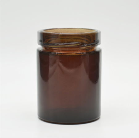Стеклобанка ТВИСТ ШИРОКАЯ 250 мл (d- 66 мм) коричневая (1)