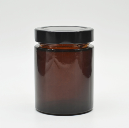 Стеклобанка ТВИСТ ШИРОКАЯ 250 мл (d- 66 мм) коричневая (3)