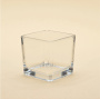 Стакан куб прозрачное стекло 70 мл (3)