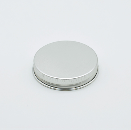 Алюминиевая крышка для банки 120 мл. Цвет серебро Алюминиевая крышка для банки 120 мл. Цвет серебро