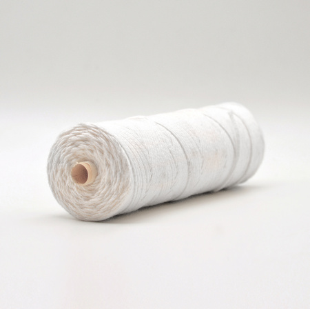 Хлопковый фитиль плетёный 40 нитей, катушка