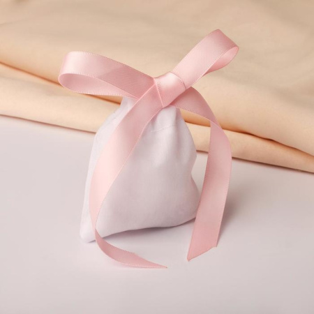 Мешочек подарочный Нежность, 79см, цвет бело-розовый